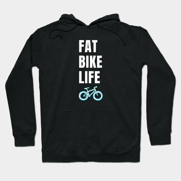 LIVING LA FAT BIKE LIFE - GRAVEL CYCLING T-SHIRT / GRAVEL CYCLING GIFTS / FAT BIKES Hoodie by CyclingTees